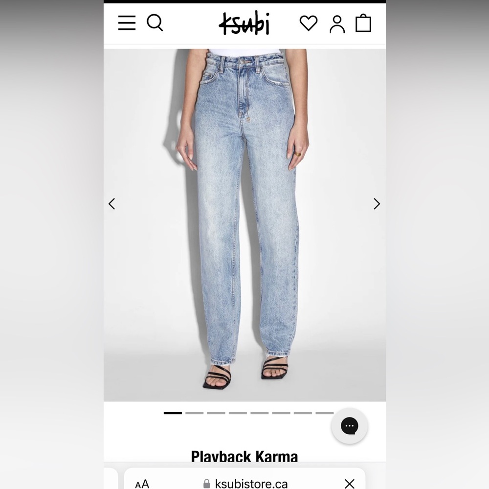 Designer Ksubi jeans